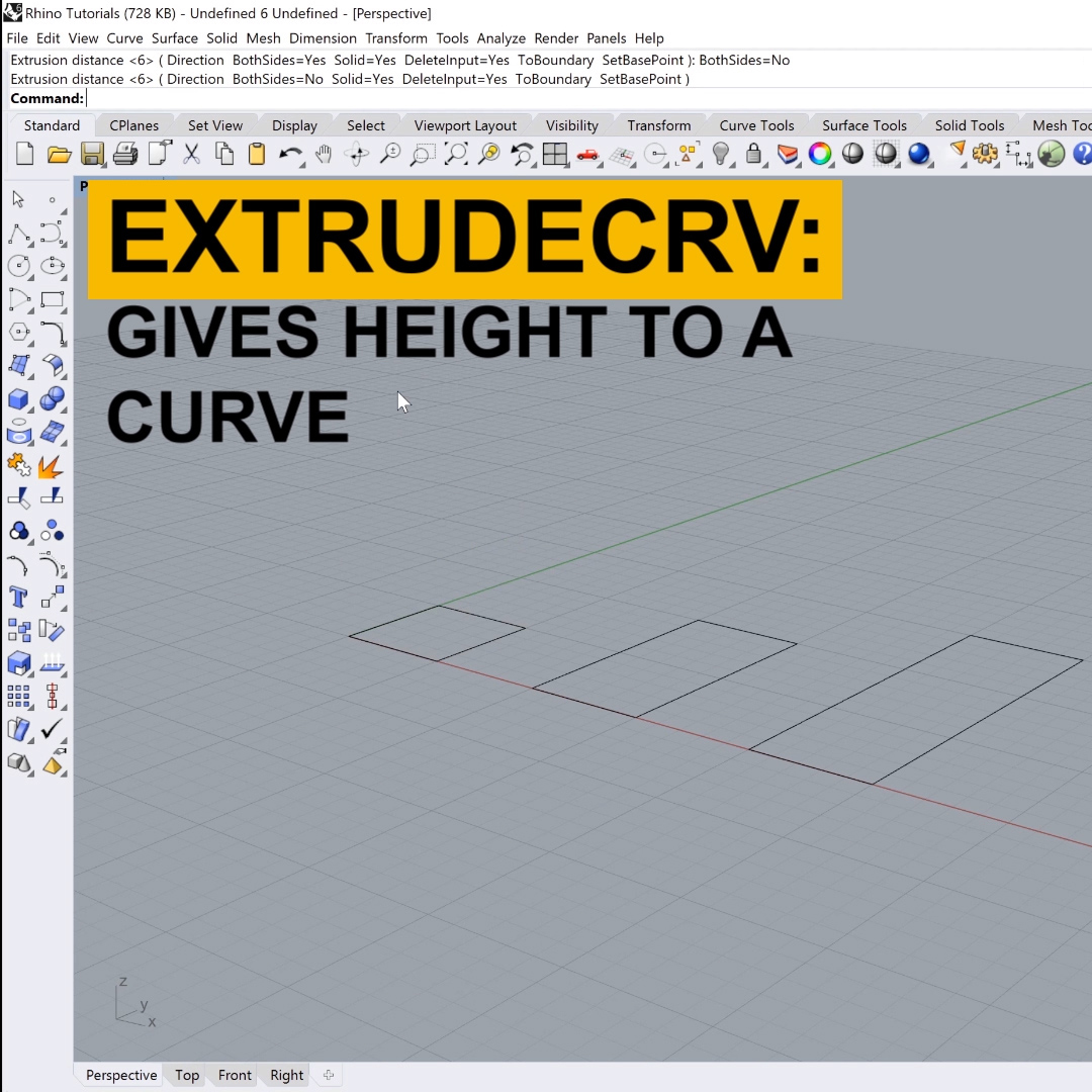 ExtrudeCrv