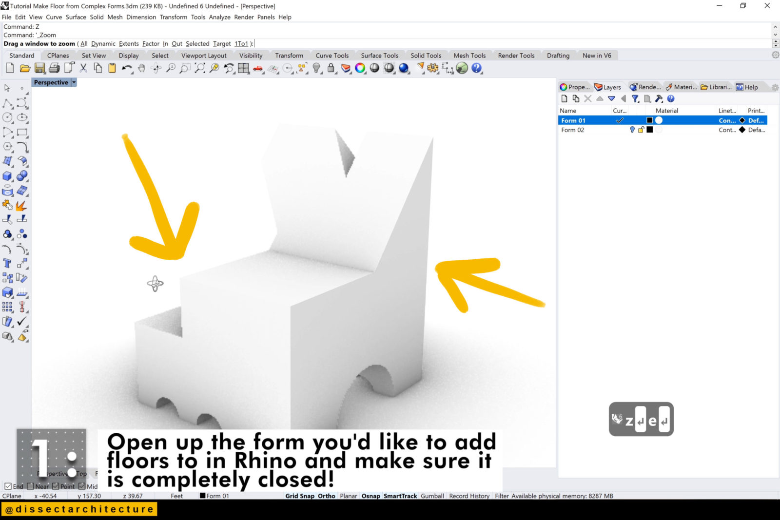 Unable to trim a mesh using an extrusion - Rhino for Windows